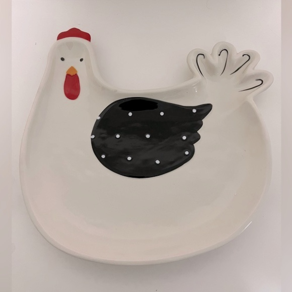 NIB Boston Warehouse Hen House Platter
